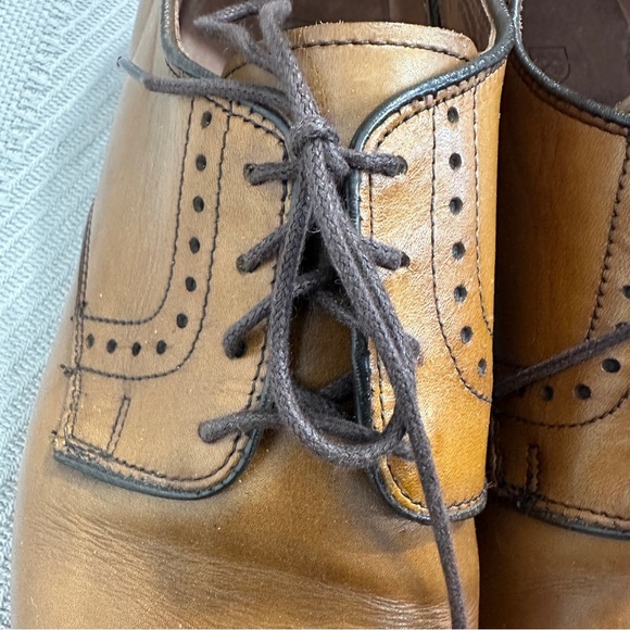 Allen Edmonds Clifton Walnut Brown leather cap toe shoes, size 10D - Picture 3 of 13